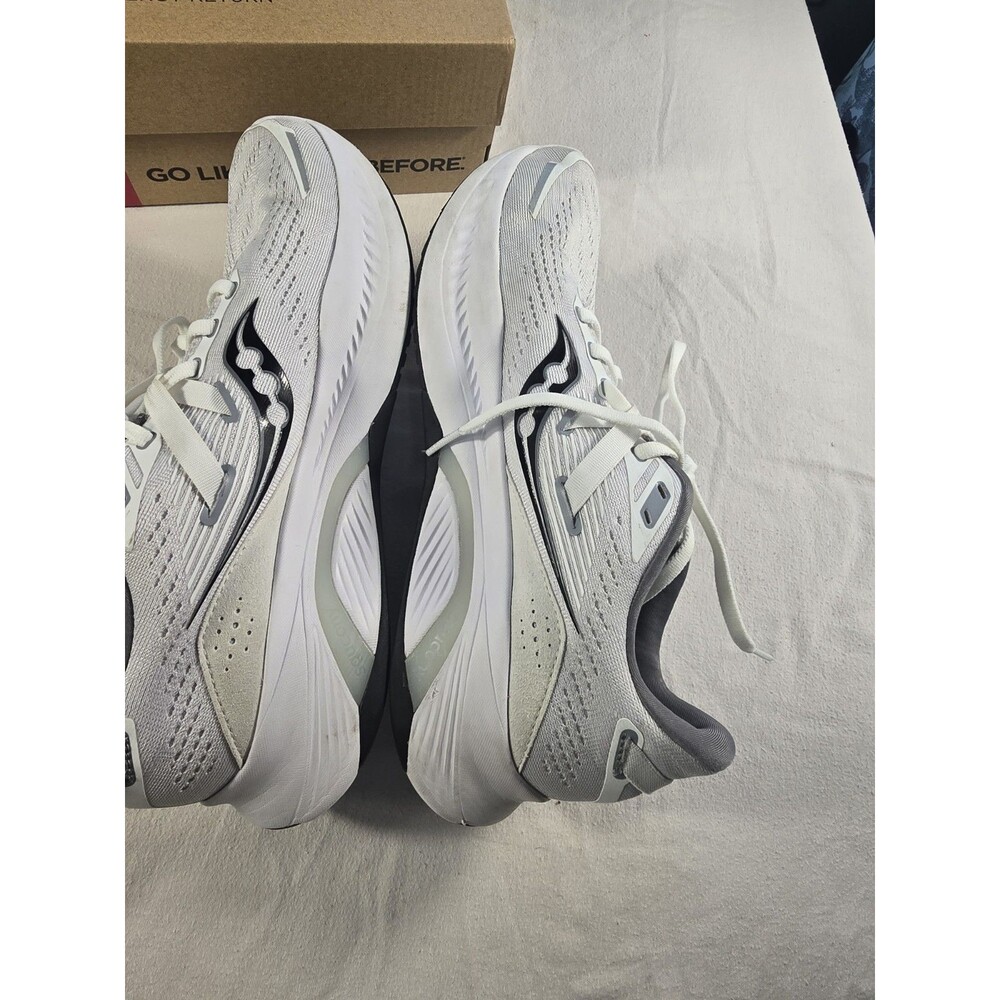 Saucony Guide 16 Mens Running Shoes White Silver S20810-11 Size 9 - Picture 12 of 16